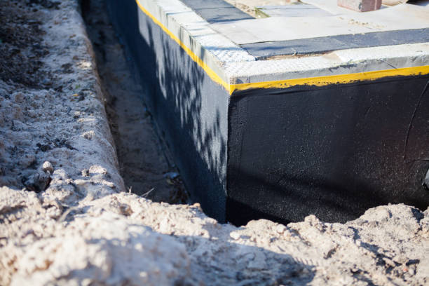 Residential Wet Basement Repair installation at a Auburn, KS home by SJ Waterproofing Pros