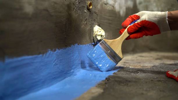 Commercial Wet Basement Repair project at a Auburn, KS business property by SJ Waterproofing Pros